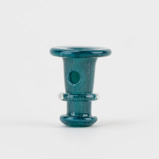 Empire Glassworks PuffCo 'New Peak' & Proxy Glass Joystick Cap - Blue Lagoon