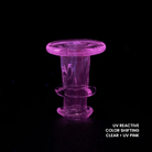 Empire Glassworks PuffCo 'New Peak' & Proxy Glass Joystick Cap - Pink UV