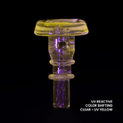 Empire Glassworks PuffCo Peak Pro 3D XL Chamber Glass Joystick Cap - Eclipse