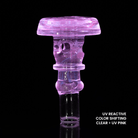 Empire Glassworks PuffCo Peak Pro 3D XL Chamber Glass Joystick Cap - UV Pink