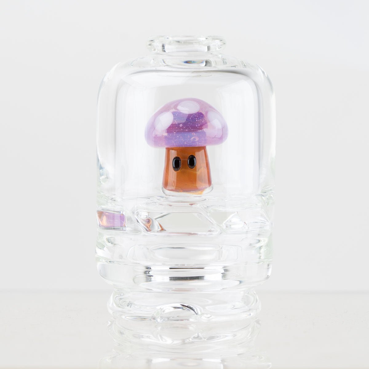 Empire Glassworks Purple Mushroom Dry Top attachment for Puffco Peak and Peak Pro