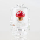 Empire Glassworks Red Mushroom Dry Top attachment for Puffco Peak and Peak Pro