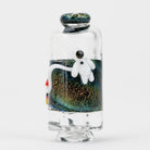 Across the Universe Puffco Pivot mouth piece handcrafted from borosilicate glass with cosmic space details.