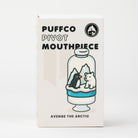Empire Glassworks Avenge the Arctic Puffco Pivot glass mouth piece with frosty polar-inspired artwork.