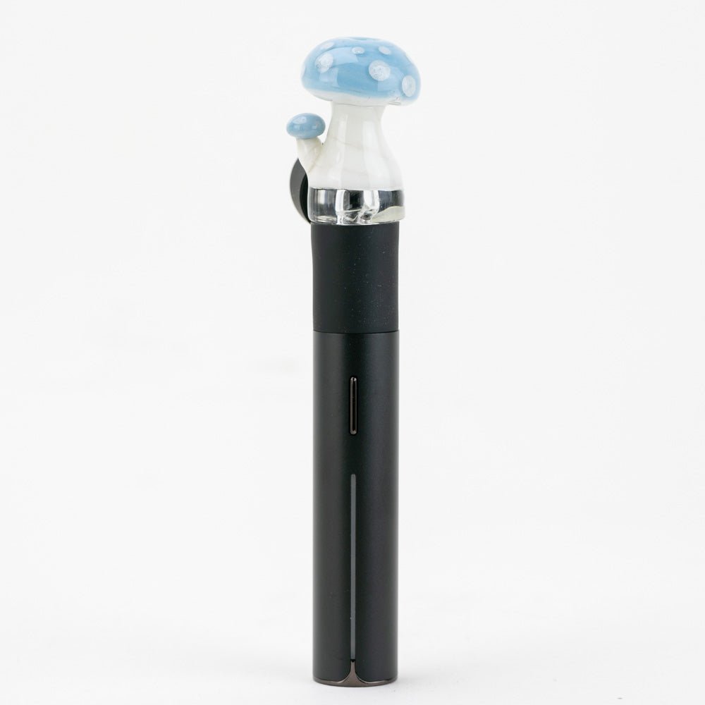 Blue Mushroom Puffco Pivot Glass Top | Empire Glassworks