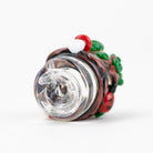 Handmade Puffco Pivot glass top in Renew the Redwood design featuring tree-inspired glass detail.