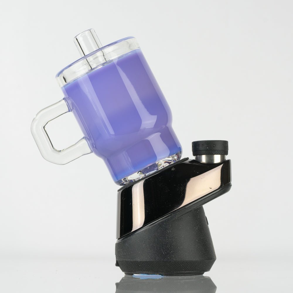 Empire Glassworks Purple Tumbler Bottle Puffco Peak Glass Attachment