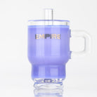 Empire Glassworks Purple Tumbler Bottle Puffco Peak Glass Attachment