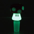 Empire Glassworks Red Mushroom Bowl Piece - Empire Smokes