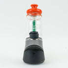 Empire Glassworks squeeze bottle Puffco glass attachment shown from the front on a Puffco Peak device