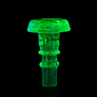 Empire Glassworks PuffCo Peak Pro 3D XL Chamber Glass Joystick Cap - UV Illuminati