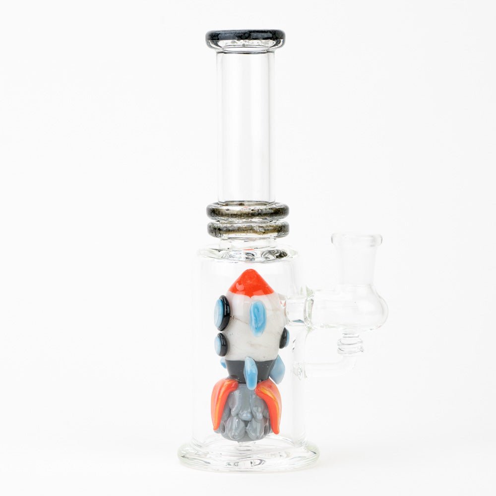 Empire Smokes rocket ship dab rig by Empire Glassworks on a white background