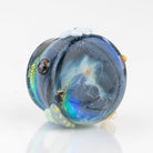 Galaxy inspired concentrate storage jar with shimmering dichroic glass details