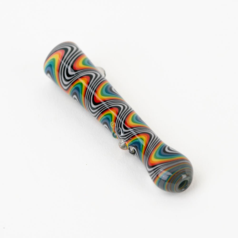 Glass Distractions Wig Wag Chillum - Empire Smokes