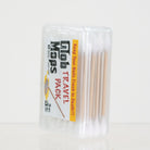 Open Glob Mops travel pack showing cotton swabs inside