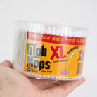 Close up of Glob Mops XL cotton swab tips