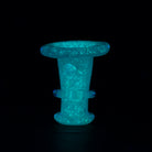 Glow in the dark Puffco joystick cap for a custom New Peak or Proxy setup