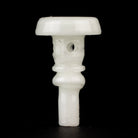 Puffco Peak Pro 3DXL glass joystick glowing aqua in the dark