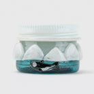 Handcrafted Empire Glassworks concentrate jar inspired by Arctic wildlife and icy scenery