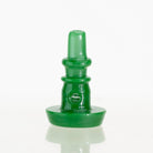 Handmade borosilicate emerald green Puffco joystick cap
