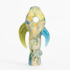 Hazey Oasis Arrowhead chillum one of one hand blown glass piece
