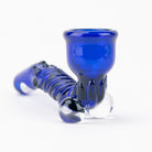 Home Blown Glass Sherbat Dry Pipe - Blue - Empire Smokes