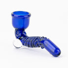 Home Blown Glass Sherbat Dry Pipe - Blue - Empire Smokes