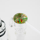 Home Blown Glass Swizzle Stick Hot Wand - Rasta - Empire Smokes
