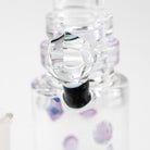 Hubbard Glass Amethyst Opal Wig Wag Water Pipe - Empire Smokes