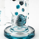 Hubbard Glass Indicolite Opal Wig Wag Water Pipe - Empire Smokes