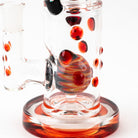 Hubbard Glass Ruby Opal Wig Wag Water Pipe - Empire Smokes