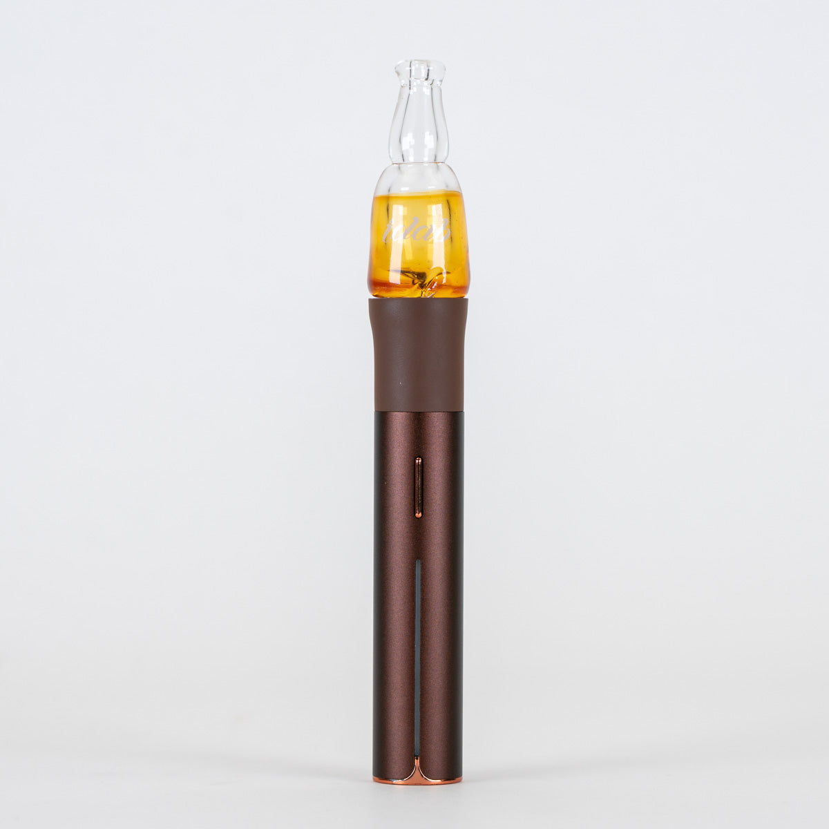 iDab Puffco Pivot Mouthpiece - Beer Me with amber glass bottle-inspired design
