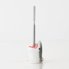 Jawsome glass dabber tool with shark-inspired artwork and slim metal tip