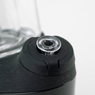Clear glass joystick for Puffco Peak with a simple polished look