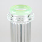Close-up of the sculpted mint-green comfort rim mouthpiece on the Empire Glassworks Classics Julep Beaker Bong