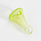 Limeade colored bubble carb cap by Vigil Glass
