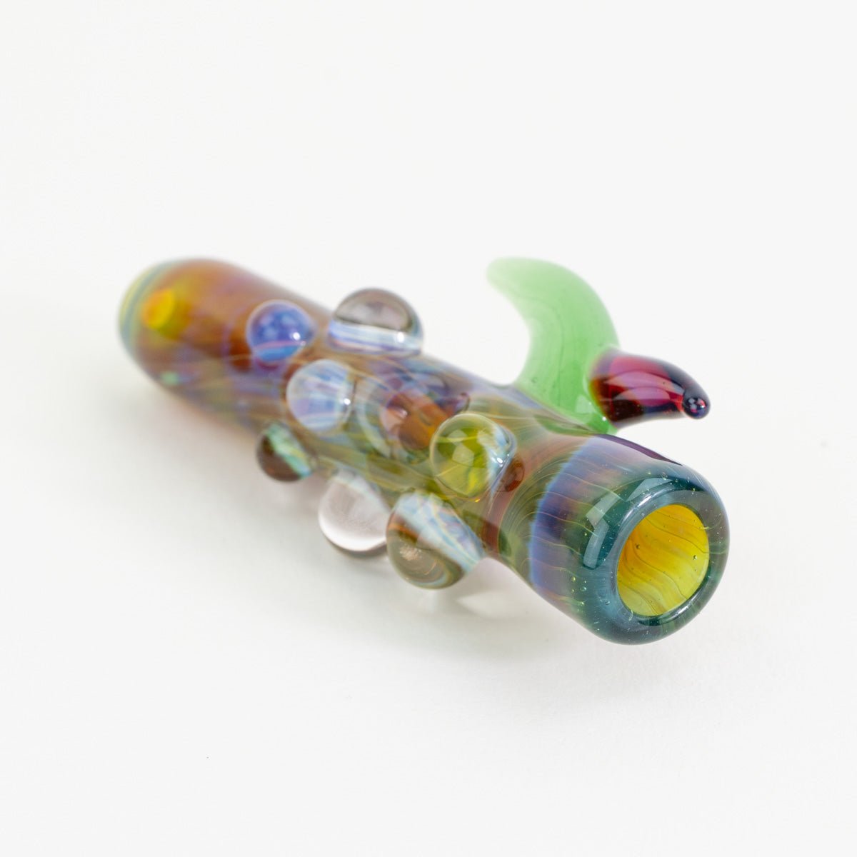 Marbled color accents on Majick Potion glass chillum