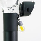 Light bulb glass Puffco charm with a playful creative design