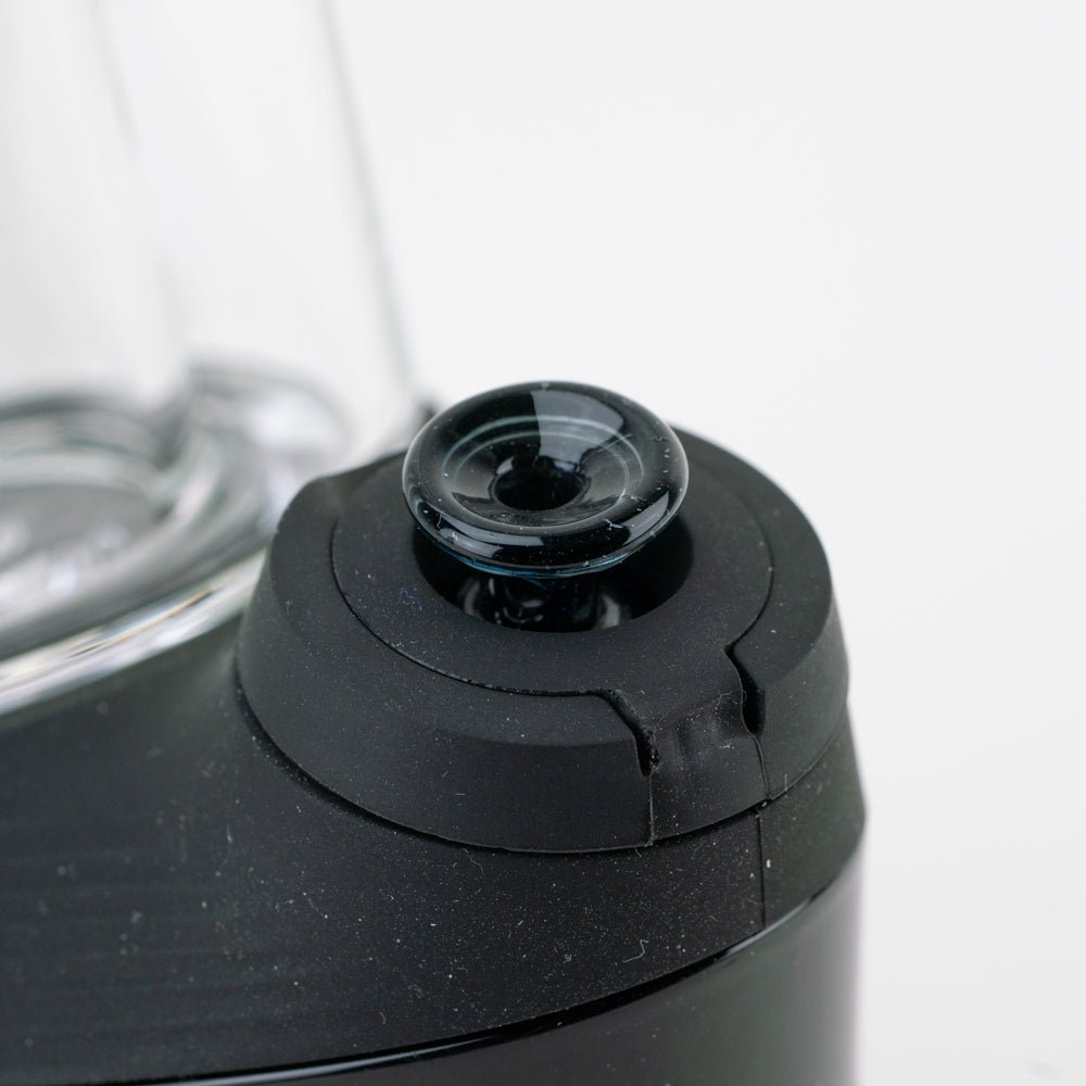 Nebula Black glass Puffco Peak accessory with subtle shimmer