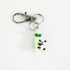 Glass Puffco charm featuring a playful panda design for setup styling