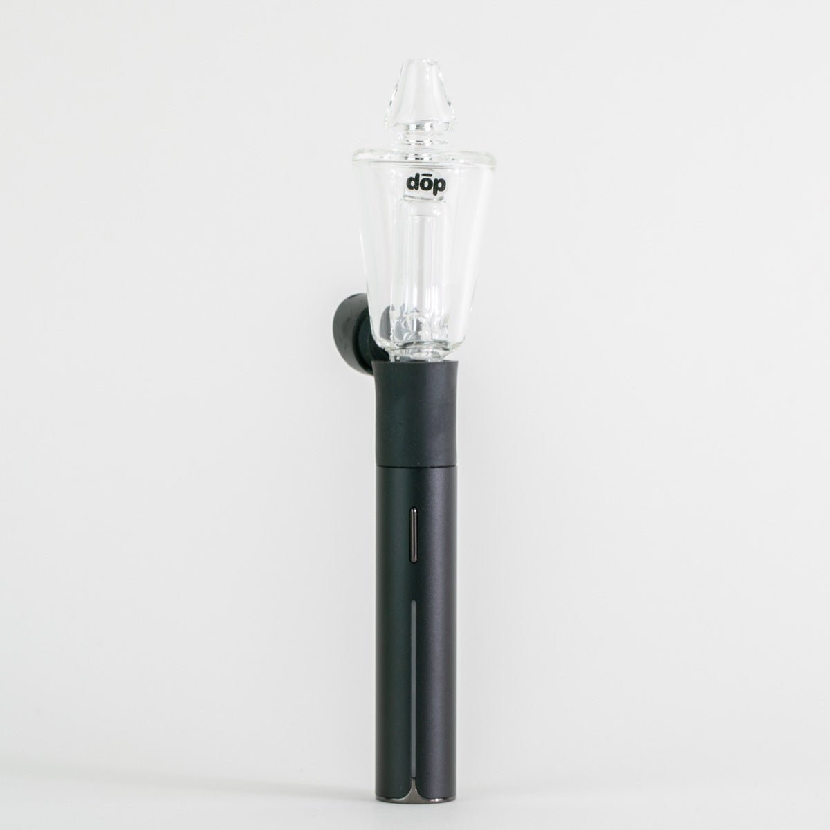 Clear bullet shaped water bubbler attached to pivot