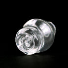 Minimal clear pivot glass top mouthpiece