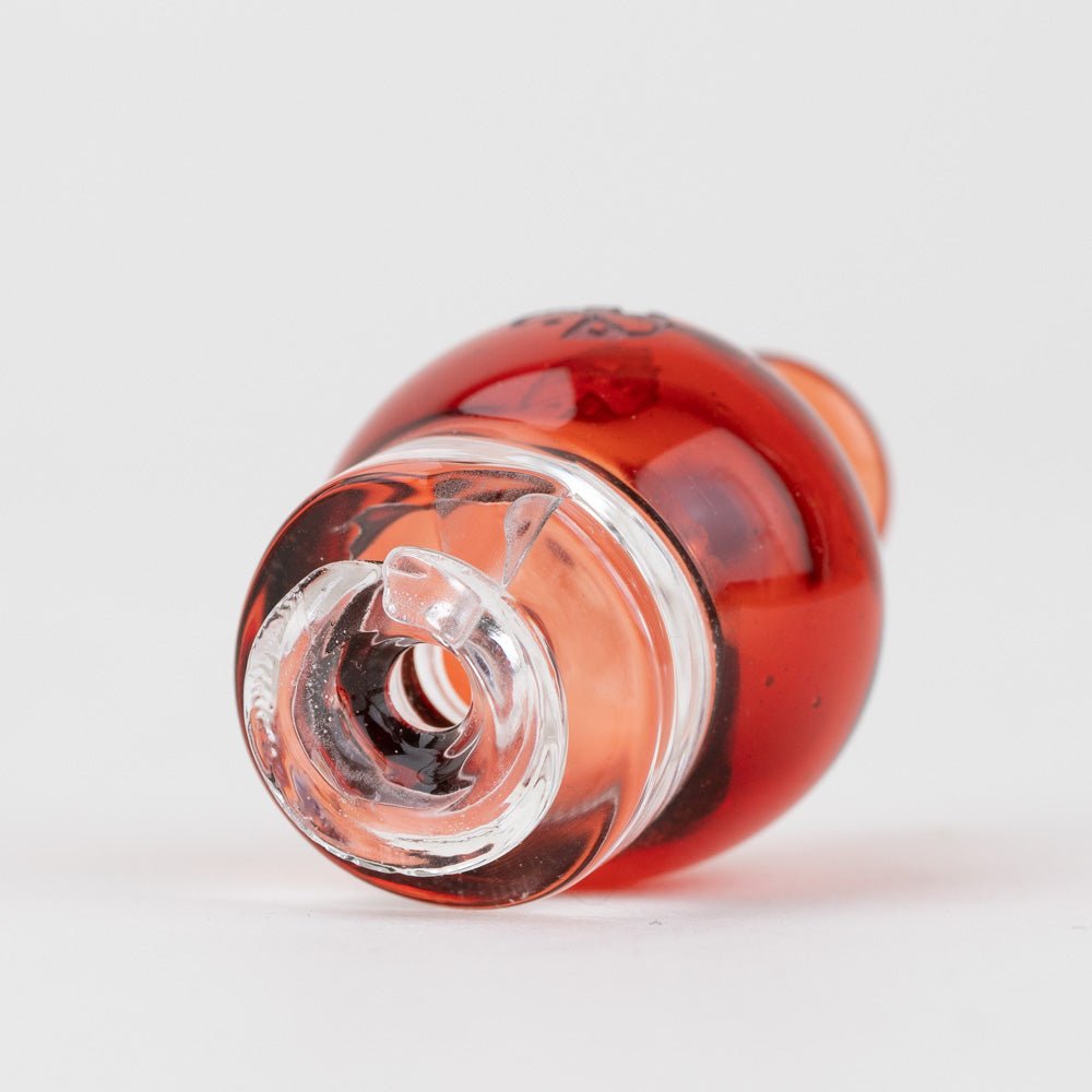 Red tinted pivot glass top mouthpiece