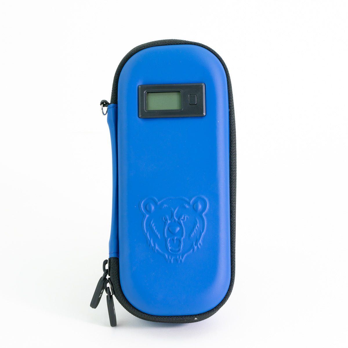 Polar Pack Blue insulated concentrate storage with padded interior and temperature reader