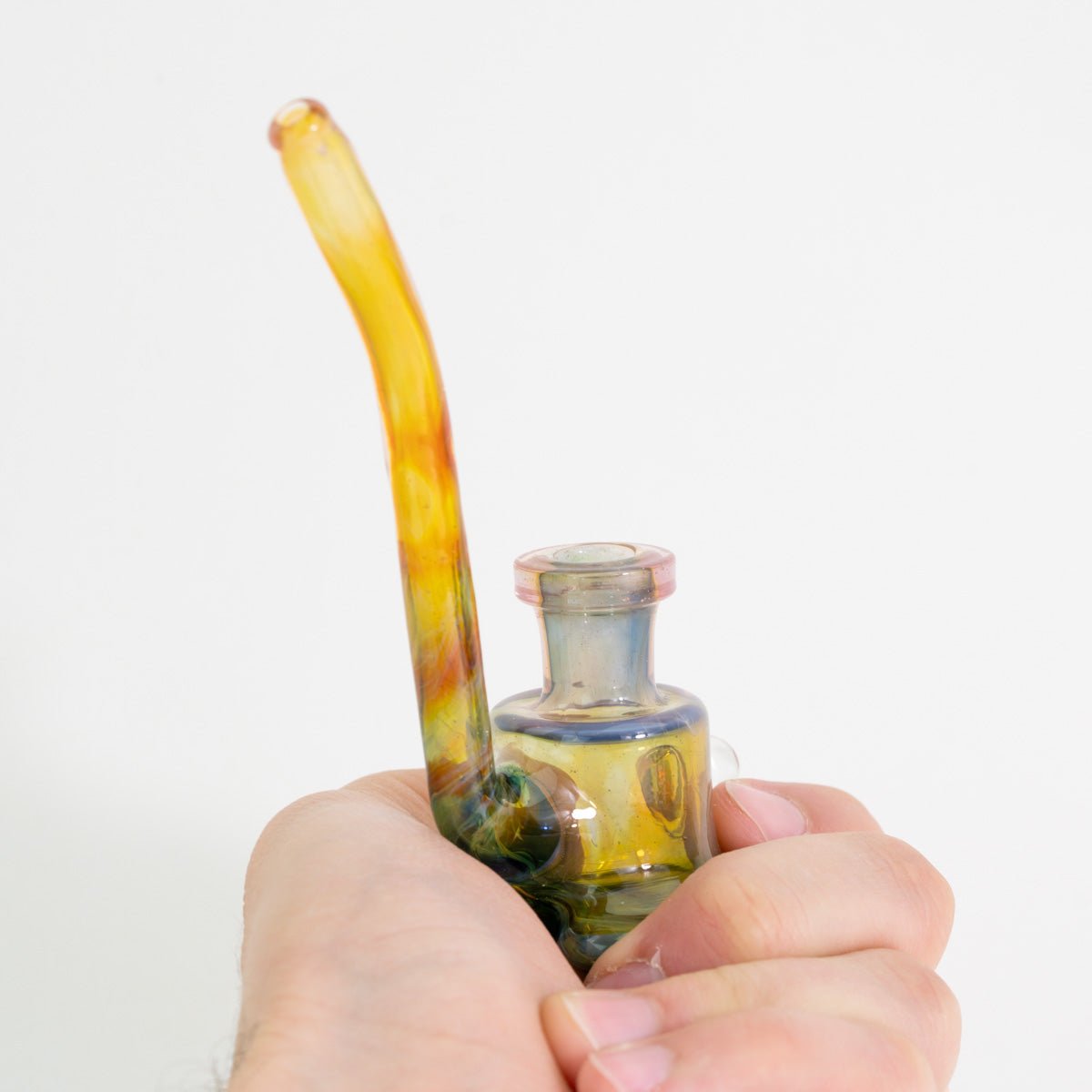 Potent Passion UV reactive dry Sherlock by Miyagi Glass