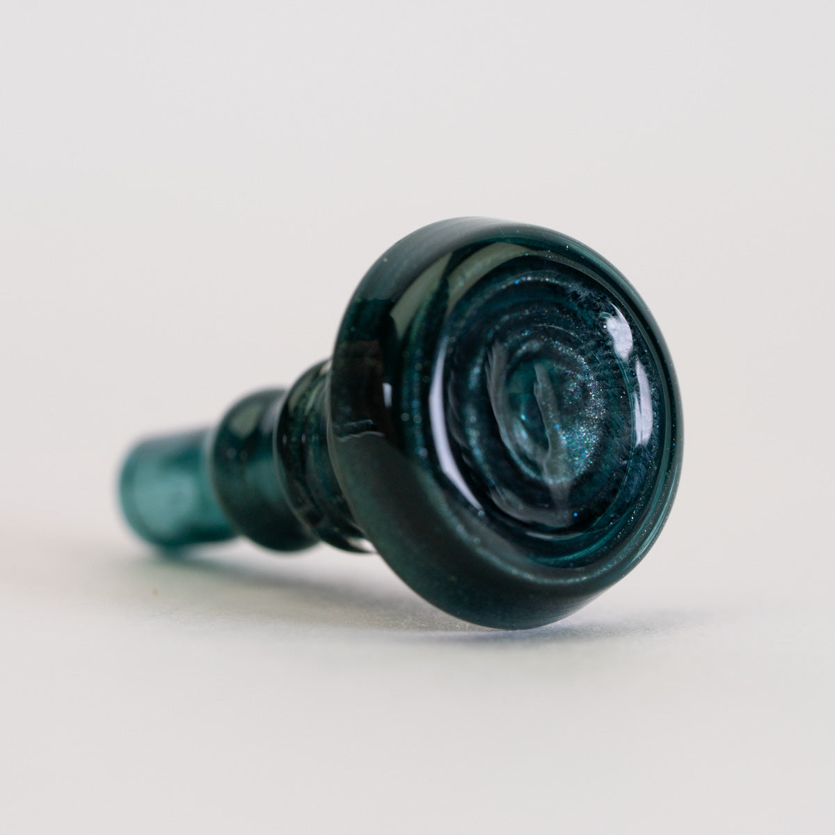 Front view of Blue Lagoon joystick cap for Puffco Peak Pro 3DXL