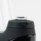 Clear joystick cap shown with a Puffco New Peak device