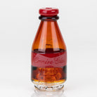 Puffco Peak Pro beer bottle glass attachment with sandblasted label detail