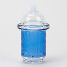 Puffco Peak Pro with blue slushie glass attachment by Empire Glassworks