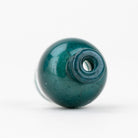 Closeup of the Blue Lagoon glass mouthpiece for Puffco Pivot